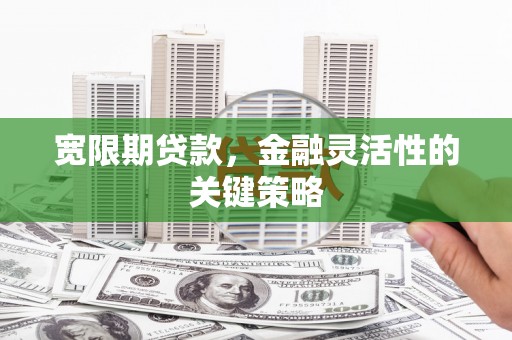 铁西宽限期贷款，金融灵活性的关键策略