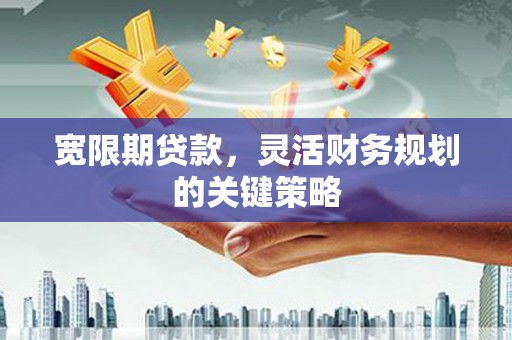 铁西宽限期贷款，灵活财务规划的关键策略