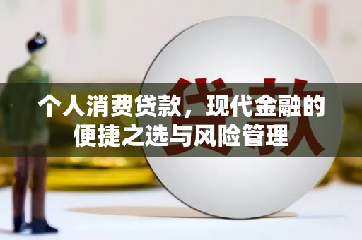 铁西个人消费贷款，现代金融的便捷之选与风险管理