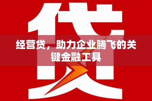 铁西经营贷，助力企业腾飞的关键金融工具