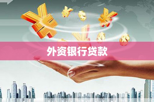 铁西外资银行贷款