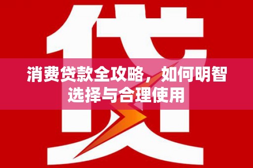 铁西消费贷款全攻略，如何明智选择与合理使用
