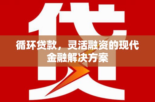 铁西循环贷款，灵活融资的现代金融解决方案