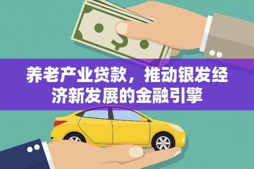 铁西养老产业贷款，推动银发经济新发展的金融引擎