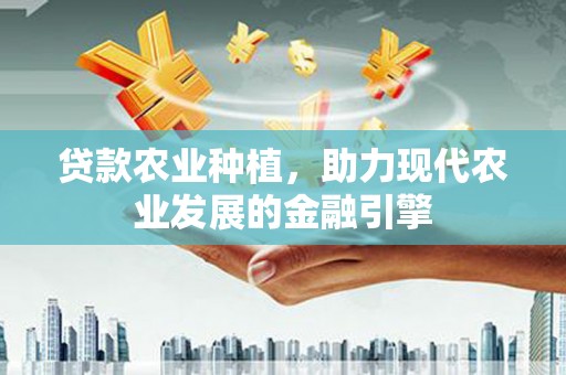 铁西贷款农业种植，助力现代农业发展的金融引擎