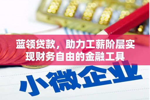 铁西蓝领贷款，助力工薪阶层实现财务自由的金融工具