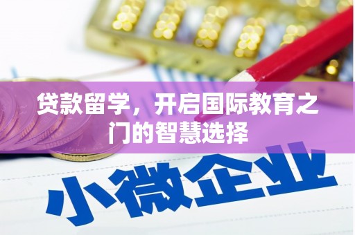 铁西贷款留学，开启国际教育之门的智慧选择