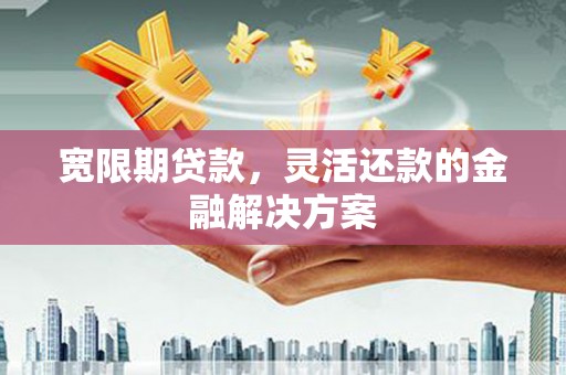 铁西宽限期贷款，灵活还款的金融解决方案