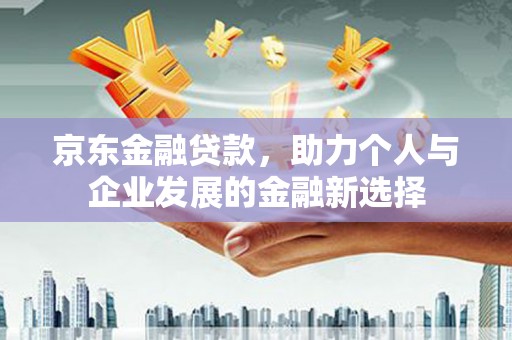 铁西京东金融贷款，助力个人与企业发展的金融新选择