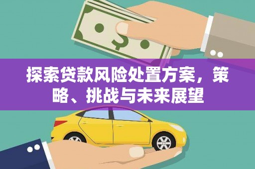 铁西探索贷款风险处置方案，策略、挑战与未来展望