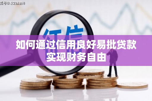 铁西如何通过信用良好易批贷款实现财务自由