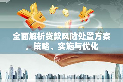 铁西全面解析贷款风险处置方案，策略、实施与优化