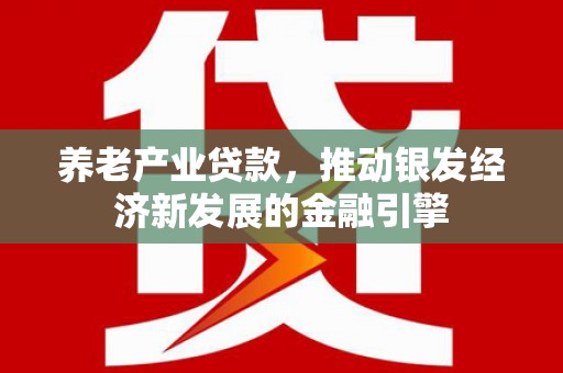 铁西养老产业贷款，推动银发经济新发展的金融引擎