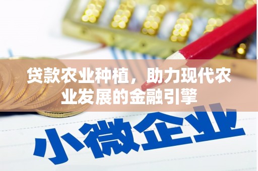 铁西贷款农业种植，助力现代农业发展的金融引擎