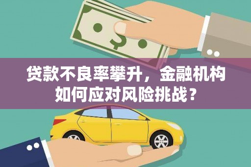 铁西贷款不良率攀升，金融机构如何应对风险挑战？